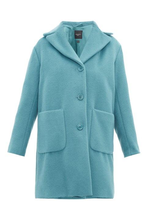 Matchesfashion.com Weekend Max Mara - Oliveto Coat - Womens - Mid Blue
