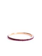 Ileana Makri Rings 18ct Rose Gold Thread Ba
