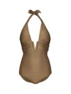 Heidi Klein Manda Island Plunging Swimsuit
