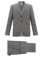 Matchesfashion.com Thom Browne - Single Breasted Wool Twill Suit And Tie - Mens - Grey