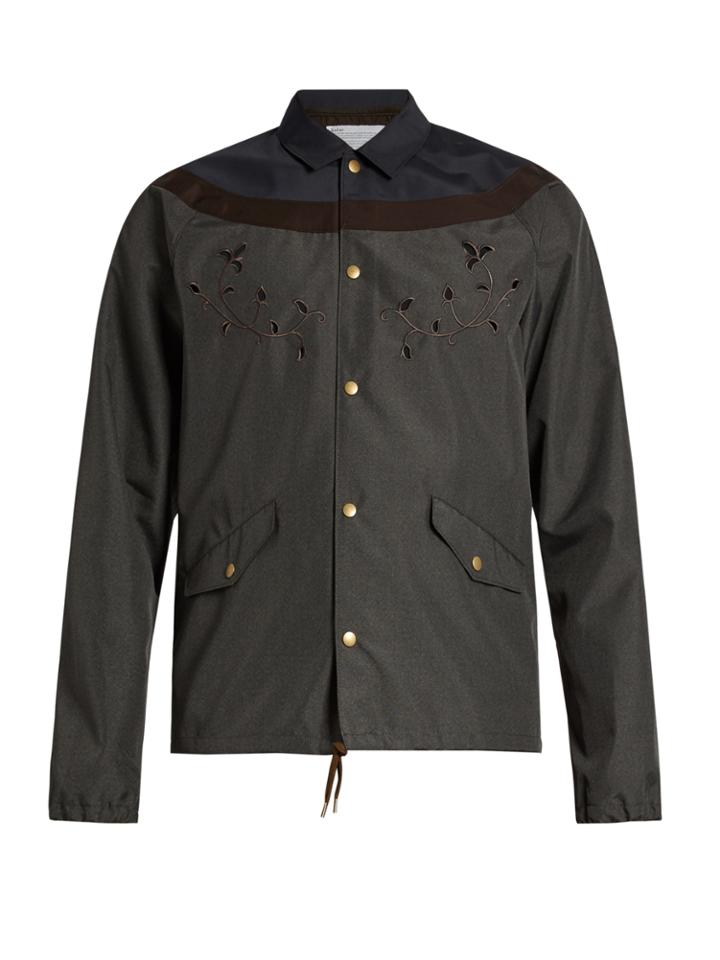 Kolor Lightweight Embroidered Bomber Jacket