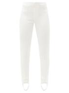 Matchesfashion.com Moncler Grenoble - Stirrup Skinny-fit Ski Trousers - Womens - Cream