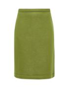 Matchesfashion.com Burberry - A Line Neoprene Skirt - Womens - Green
