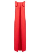 Matchesfashion.com Emilia Wickstead - Julie Cloqu Maxi Dress - Womens - Red