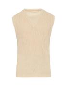 Matchesfashion.com Jacquemus - V Neck Cotton Blend Knit Tank Top - Mens - White