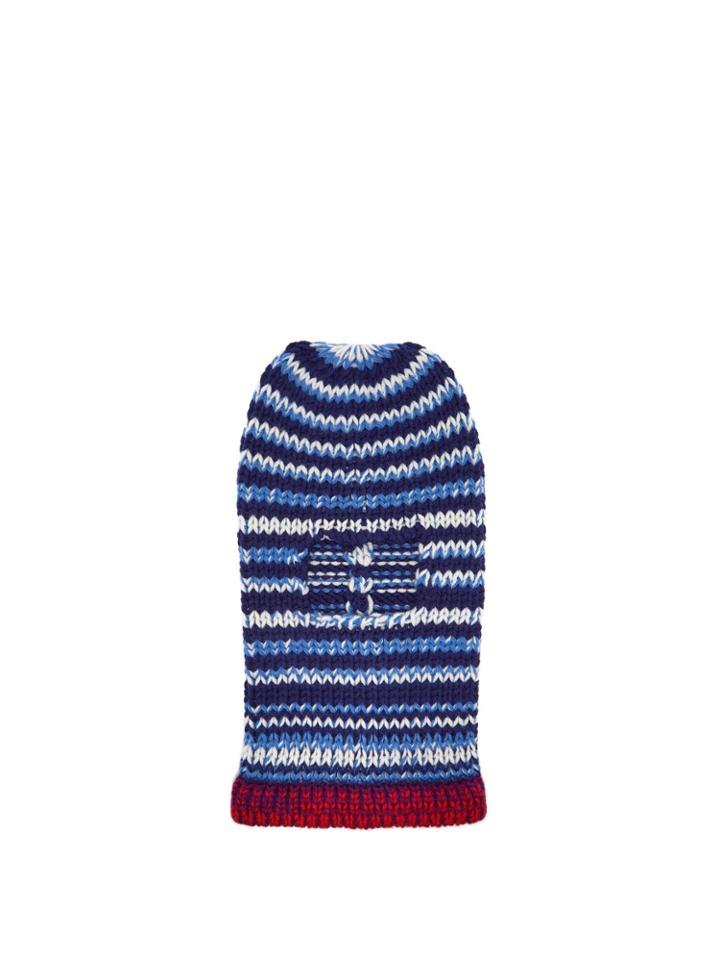 Calvin Klein 205w39nyc Striped Wool-knit Balaclava Hat