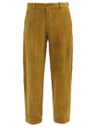Matchesfashion.com 11.11 / Eleven Eleven - Organic-cotton Twill Wide-leg Trousers - Mens - Dark Beige