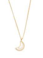 Theodora Warre Mother-of-pearl Moon Gold-plated Necklace