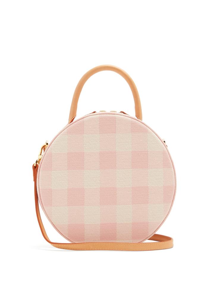 Mansur Gavriel Circle Checker Cross-body Bag