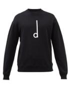 Dunhill - D-logo Loopback-jersey Sweatshirt - Mens - Black