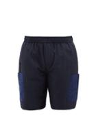 Folk - Stack Nylon-poplin Cargo Shorts - Mens - Navy