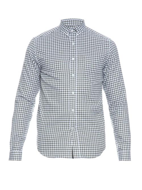 Ami Checked Cotton Shirt
