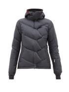 Matchesfashion.com Perfect Moment - Chevron Super Down Filled Ski Jacket - Womens - Black