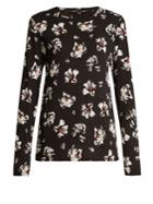 Proenza Schouler Floral-print Long-sleeved Cotton-jersey Top