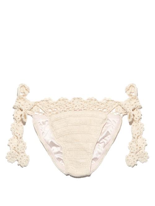Anna Kosturova Sweet Innocence Crochet Bikini Briefs