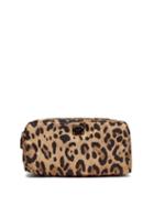 Matchesfashion.com Dolce & Gabbana - Leopard Print Logo Wash Bag - Womens - Leopard