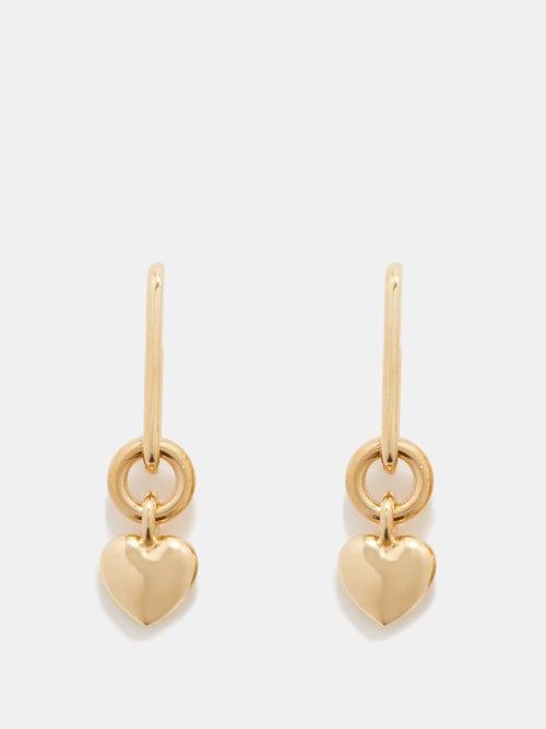 Laura Lombardi - Ilaria 14kt Gold-plated Earrings - Womens - Yellow Gold