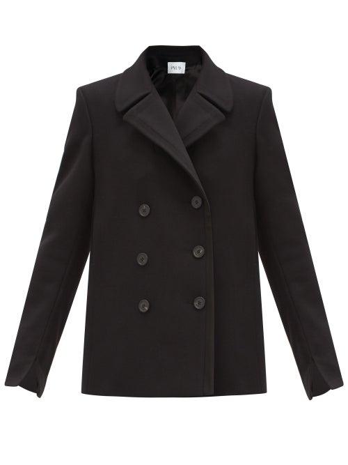 Matchesfashion.com Pallas Paris - Halifax Double-breasted Wool-blend Pea Coat - Womens - Black