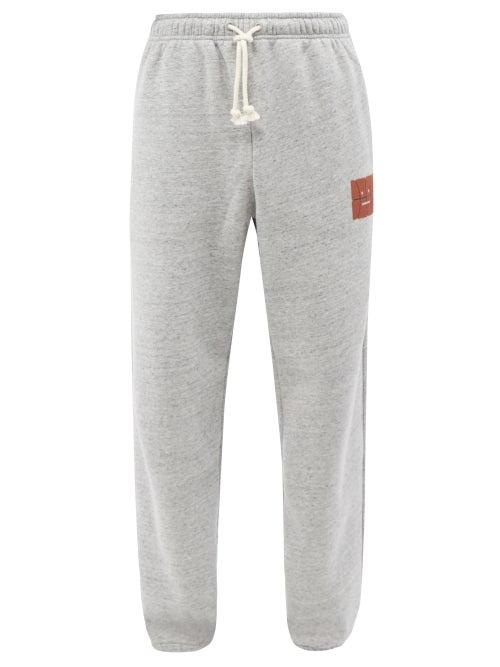 Acne Studios - Basketball-face Jersey Track Pants - Mens - Grey