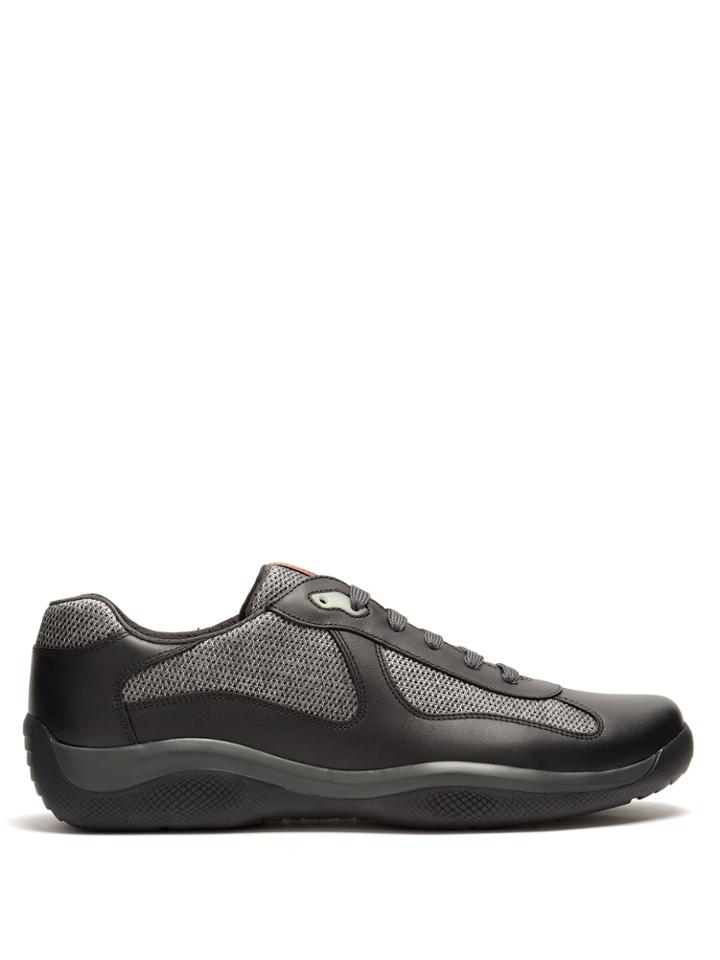 Prada Low-top Leather Trainers