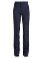 Matchesfashion.com Chlo - High Waist Cady Trousers - Womens - Navy