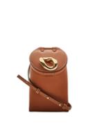 Jw Anderson - Lid Mini Bi-colour Leather Pocket Bag - Womens - Tan