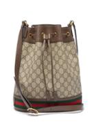 Matchesfashion.com Gucci - Ophidia Gg Supreme Leather Bucket Bag - Womens - Grey Multi