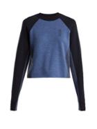 Matchesfashion.com Lndr - Snug Colour Blocked Merino Wool Sweater - Womens - Blue