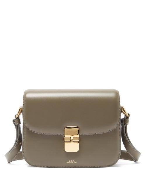 Matchesfashion.com A.p.c. - Grace Small Leather Cross-body Bag - Womens - Grey