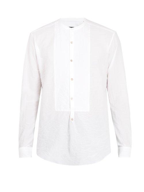 Matchesfashion.com The Gigi - Shedir Wrinkled Cotton Blend Shirt - Mens - White