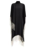 Matchesfashion.com Taller Marmo - Mrs. Ross Extravaganza Crystal-fringed Kaftan - Womens - Black