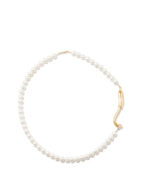 Alighieri - The Nostalgia Pearl & 24kt Gold-plated Necklace - Mens - Gold