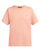 Matchesfashion.com Acne Studios - Face Cotton Jersey T Shirt - Womens - Light Pink