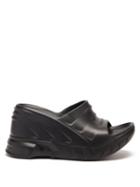 Givenchy - Marshmallow Rubber Wedge Sandals - Womens - Black