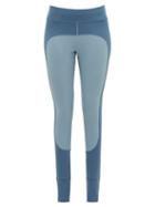 Matchesfashion.com Adidas By Stella Mccartney - Comfort Two Tone Stirrup Leggings - Womens - Blue