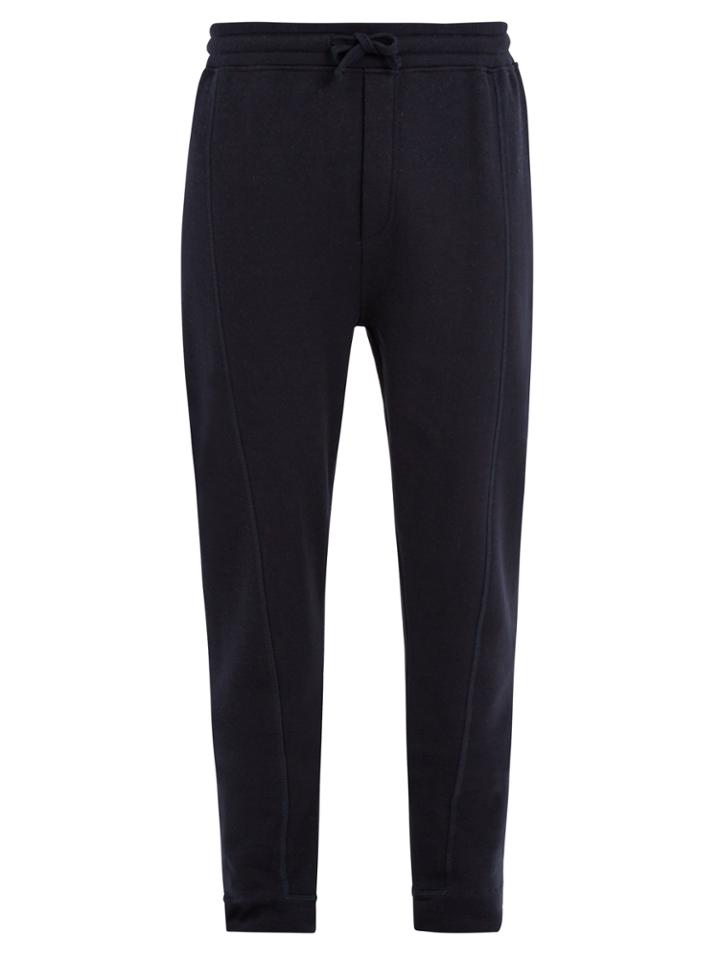 Hamilton And Hare Drawstring-waist Cotton-jersey Track Pants