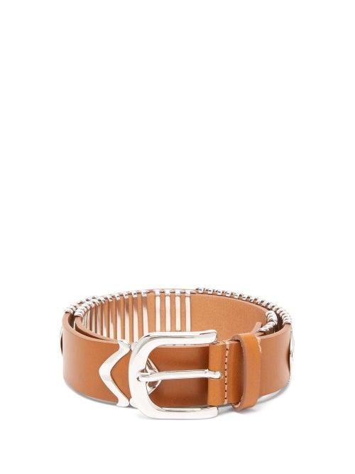 Matchesfashion.com Isabel Marant - Tehora Leather Belt - Womens - Tan