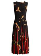 Diane Von Furstenberg Talita Aurora-print Silk Dress