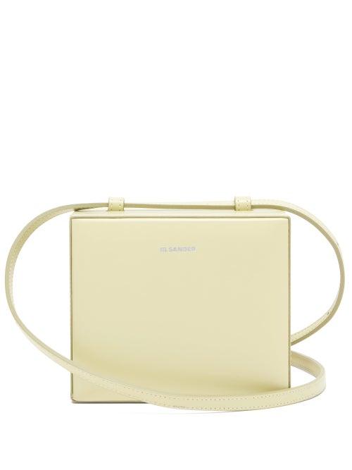 Matchesfashion.com Jil Sander - Case Mini Leather Cross Body Bag - Womens - Light Green