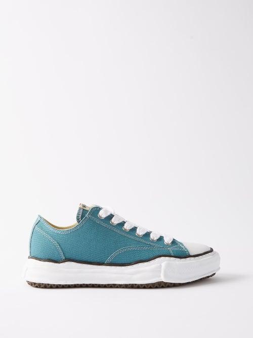 Mihara Yasuhiro - Peterson Original Sole Canvas Trainers - Mens - Blue