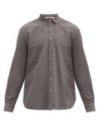 Matchesfashion.com Pro - Slubbed-cotton Shirt - Mens - Grey
