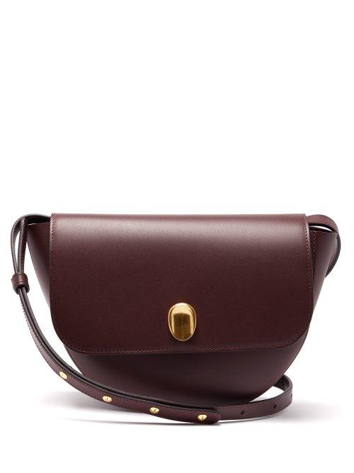 Matchesfashion.com Wandler - Billy Smooth Leather Shoulder Bag - Womens - Burgundy