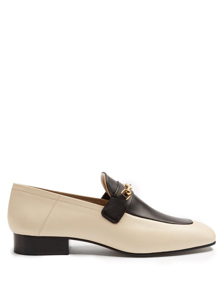 Joseph Bi-colour Leather Loafers
