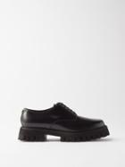 Gucci - Lug-sole Leather Derby Shoes - Mens - Black