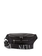 Matchesfashion.com Valentino - Vltn Jacquard Rockstud Belt Bag - Mens - Black