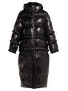 Matchesfashion.com 6 Moncler Noir Kei Ninomiya - Laque Padded Coat - Womens - Black