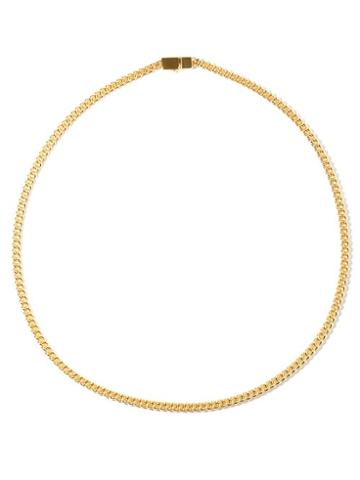 Mens Fine Jewellery Tom Wood - 9kt Gold-plated Sterling-silver Necklace - Mens - Gold