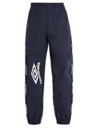 Matchesfashion.com Vetements - X Umbro Logo Jacquard Track Pants - Mens - Navy