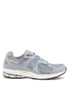 Mens Shoes New Balance - 2002r Mesh, Leather And Suede Trainers - Mens - Blue