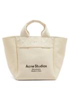 Matchesfashion.com Acne Studios - Logo-print Canvas Tote Bag - Mens - Beige